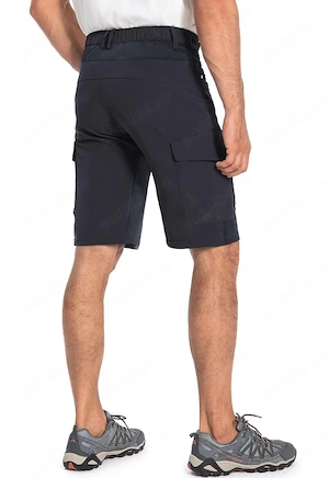 Pantaloni scurți de ciclism MTB pentru bărbați- marime L, negru - imagine 2