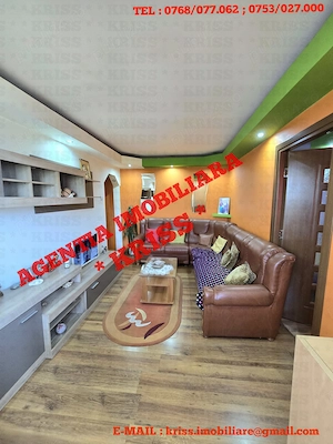Apartament 2 Camere CRAIOVEI - KAUFLAND Etaj 3 Confort 2 Semidecomandat Mobilat Și Utilat - imagine 3