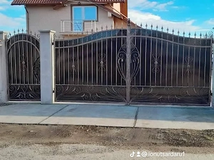 confecționez Porti garduri balustrade din fier forjat etc 