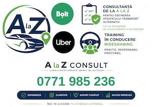Agentie de Consultanta de la A la Z pentru soferii de Uber bolt