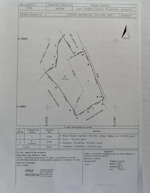 Vând teren, parte livadă-parte extravilan, sat Aninoșani, comuna Cândești Vale, DB. - imagine 3