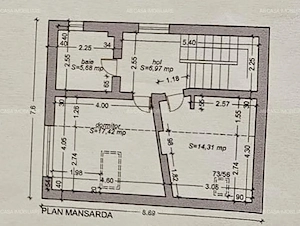 Casă individuală 7 camere, 3 băi, P+E+M, construcție 2000, Timișoara, zona Dâmbovița, comision 0 - imagine 20
