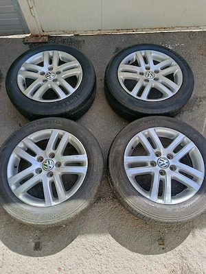 Jante skoda,seat, vw,audi 5x112 16, bonus anvelope  205 55 16  - imagine 7