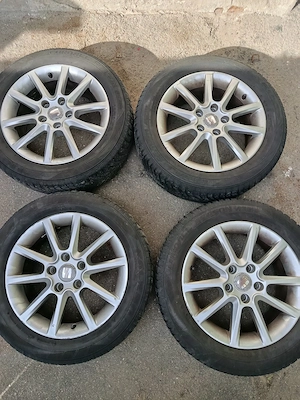 Jante skoda,seat, vw,audi 5x112 16, bonus anvelope  205 55 16  - imagine 4