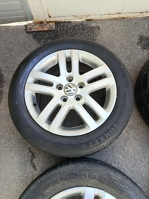 Jante skoda,seat, vw,audi 5x112 16, bonus anvelope  205 55 16  - imagine 8
