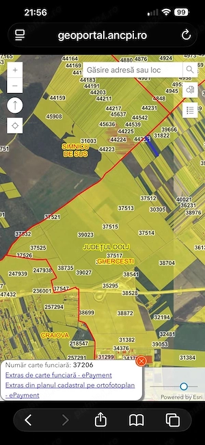 Teren 5.035 mp   Ghercești (Nord-Est Craiova) - imagine 3