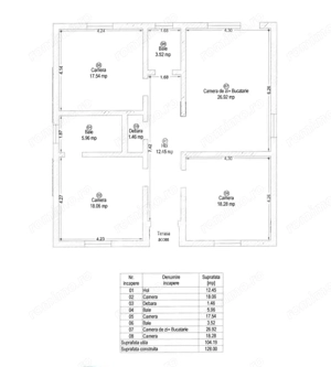 Casa individuala de vanzare, pe parter, 4 camere si 2 bai, Parta - imagine 7