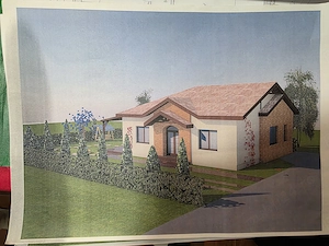 Vând teren cu proiect si autorizație de construcție - imagine 2