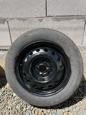 Vând set jante cu anvelope 185/60 R14 M+S All Season - imagine 2