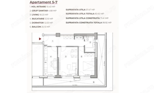 Apartament 2 camere, 83.36 mp, ansamblu 0% Comision Achiziție, Calea Severinului - imagine 2
