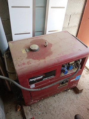 Generator electric putere 5kw împreună cu tabloul principal de automatizare 