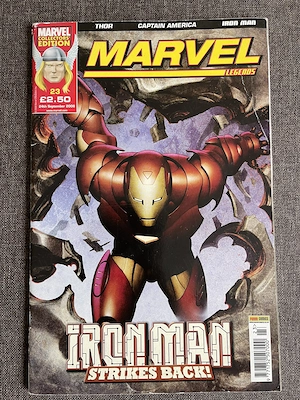 Banda desenata Marvel Legends #23: Iron Man Strikes Back! 2008 - Panini Comics