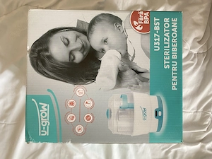 Sterilizator biberoane U-Grow U317-BST   rapid, eficient, fără BPA!