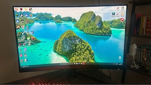 Monitor Gaming LED, MSI G27C4X VA, 27" Full HD, curbat