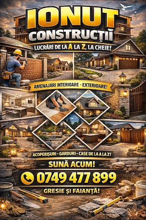 Executăm orice tip de lucrare: Case la roșu