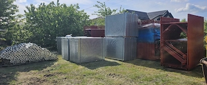 Vand și inchiriez schela metalică nouă, popi metalici noi, panouri de cofrare noi