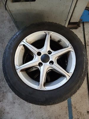 4 Jante aliaj 4X100. R14 cu anvelope BFGoodrich 185/60/R14