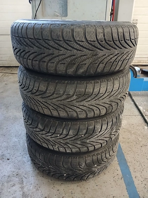 4 Jante aliaj 4X100. R14 cu anvelope BFGoodrich 185/60/R14 - imagine 2