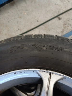 4 Jante aliaj 4X100. R14 cu anvelope BFGoodrich 185/60/R14 - imagine 7