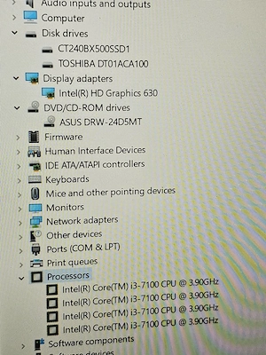 Unitate PC, i3-7100, ssd 240 gb - imagine 4