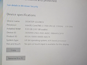 Unitate PC, i3-7100, ssd 240 gb - imagine 3