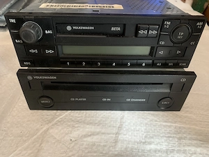 Casetofon si magazie cduri vw golf 4 bora beta  - imagine 2