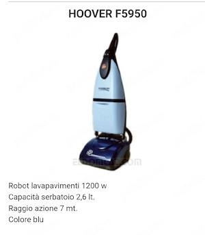 Mașină de curățat spălat și aspirat pardoseli dure Hoover F 5950 identic Lavor Sprinter