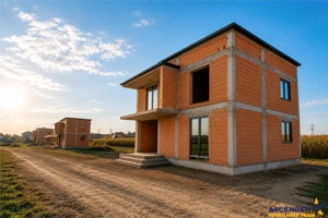 Casa individuala, intabulata, P+1, la rosu, teren 500 mp, Sanpetru, Brasov