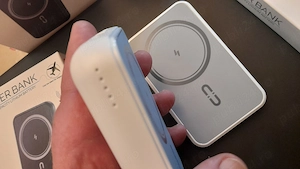 Baterie externa Magsafe powerbank 10000mA incarcare wireless sau pe cabluri - imagine 3