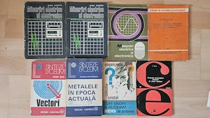 Lot 8 Cărți Tehnice: Inginerie Electrică, Instalații, Matematică și Metalurgie