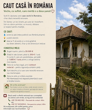 Caut casă în toată România