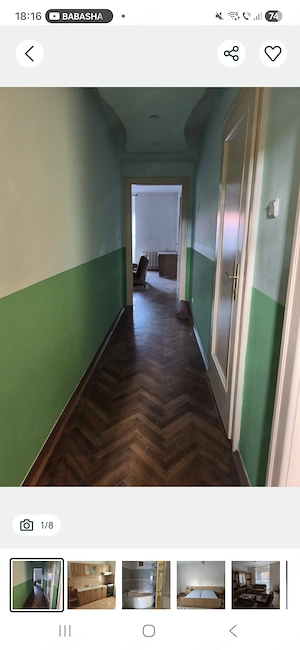 Închiriez ap. cu doua camere, zona Centrala. Et.1. Cheltuieli mici.