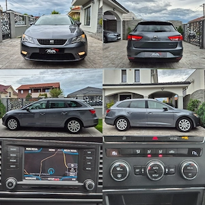 Seat Leon 1,6 tdi Navi Tempomat OLANDA 110 CP Euro 5 an 2015  - imagine 8