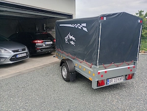 Remorca de 750 kg,de 250/125 cm,NOUĂ !