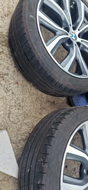 Jante aliaj BMW originale E8JX19 H2 ET47 cu anvelope vara Dunlop 225/45 R19 BMW X1 F48 / X2 F39 - imagine 9