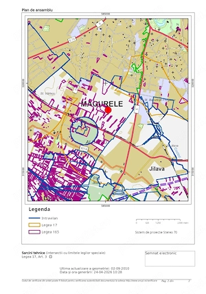Teren intravilan 1.217 mp, dublă deschidere, Măgurele Alunișu, Ilfov   35   mp