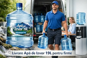 Livrare apă la bidoane de 19 L