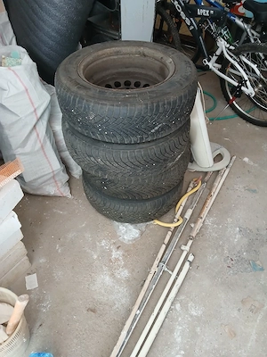 4 jante cu cauciucuri195/65/r15