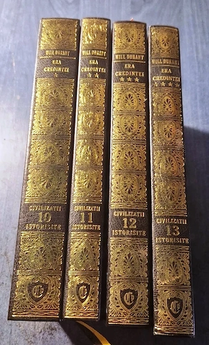 era credintei 4 volume de will durant civilizatii istorisite 10 11 12 13 cartonate semn de carte edi