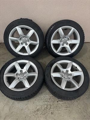 Roti / jante 5x112 R17 ET 26 8J Audi VW cauciucuri / anvelope M+S 245/45/17 66.6mm