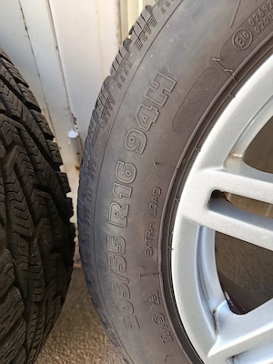 Jante Le Mans audi,vw, Mercedes 5x112 16 anvelope  205 55 16, foarte bune 7mm - imagine 6