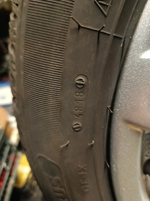Jante Le Mans audi,vw, Mercedes 5x112 16 anvelope  205 55 16, foarte bune 7mm - imagine 3