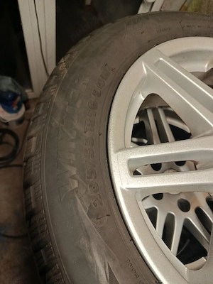 Jante Le Mans audi,vw, Mercedes 5x112 16 anvelope  205 55 16, foarte bune 7mm - imagine 5
