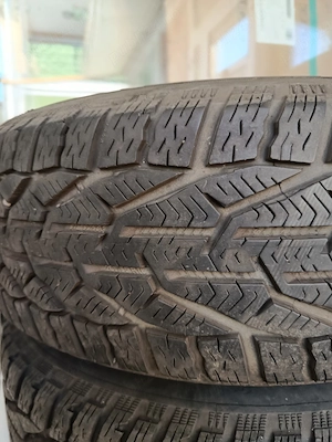 Jante Le Mans audi,vw, Mercedes 5x112 16 anvelope  205 55 16, foarte bune 7mm - imagine 2