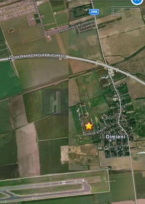 Teren intravilan 953 mp – comuna Tunari, sat Dimieni | judetul Ilfov