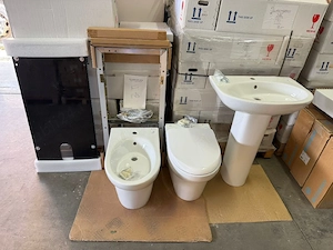 Wc Sanitar,bideu si chiuvetă 