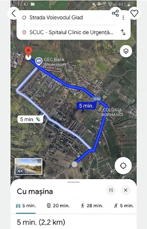 Proprietar vând teren în Borhanci, PUZ în lucru, 5682 Mp, 850 Eur Mp - imagine 4