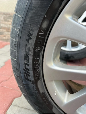 Jante aliaj originale Mazda 205/55/R16 cu cauciucuri de vara - imagine 3