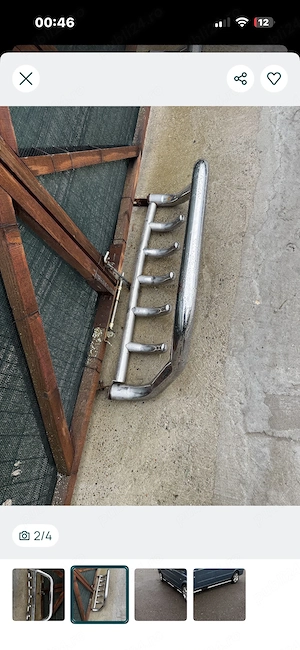 vand bulbar si praguri inox Mercedes vito - imagine 4