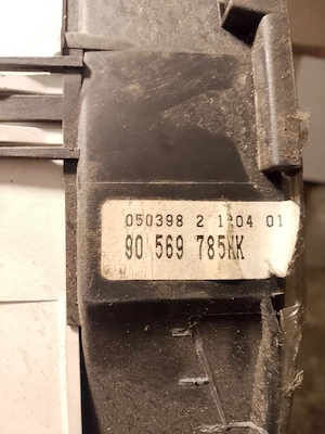 Ceasuri bord 1.8 16v Opel Vectra B [1995 - 1999] - imagine 3